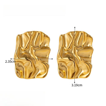 Kaze 18K Gold Earrings, Rings and Bracelets Luxury Set | Complete 3-Piece Jewellery Ensemble