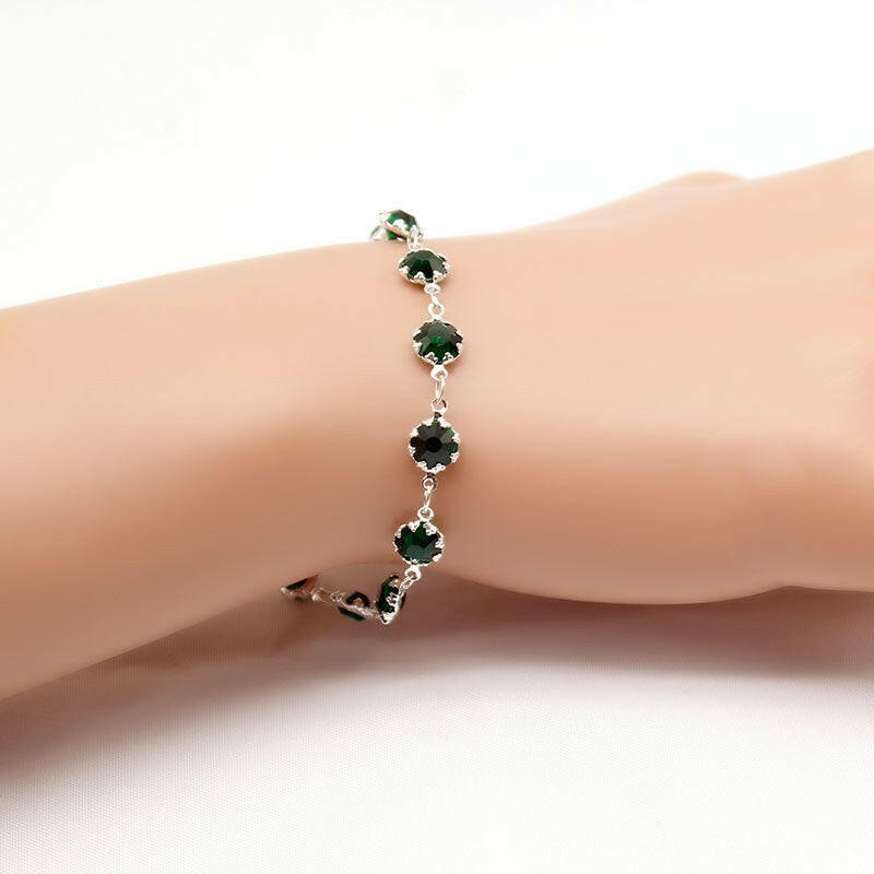Kaze Handmade Floral Crystal Bracelet | Elegant Flower Bracelet in Gold &amp; Silver