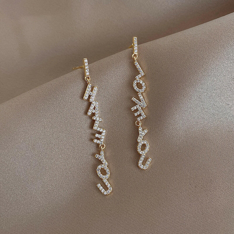 Kaze Personalised Statement Earrings | Custom Electroplated Earrings — 76 Styles 29style Earrings