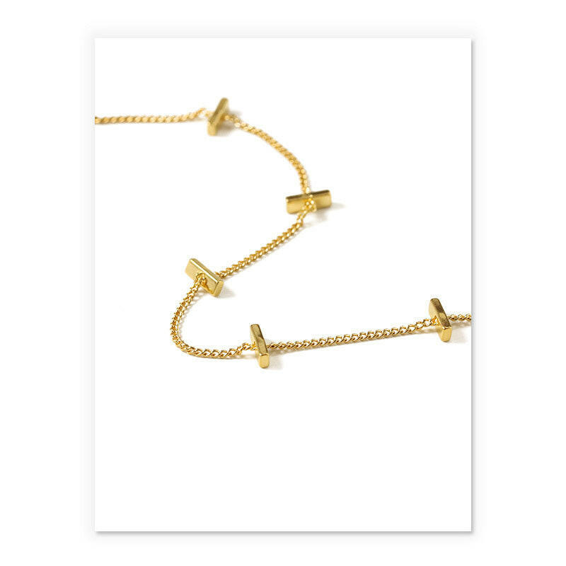 Kaze Geometric Brass Bracelet | Adjustable Minimalist Gold-Tone Open Band Bracelet