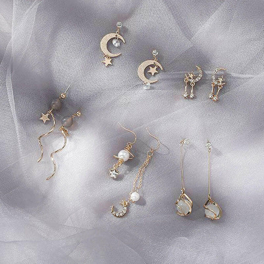 Korean Style Geometric Alloy French Earrings