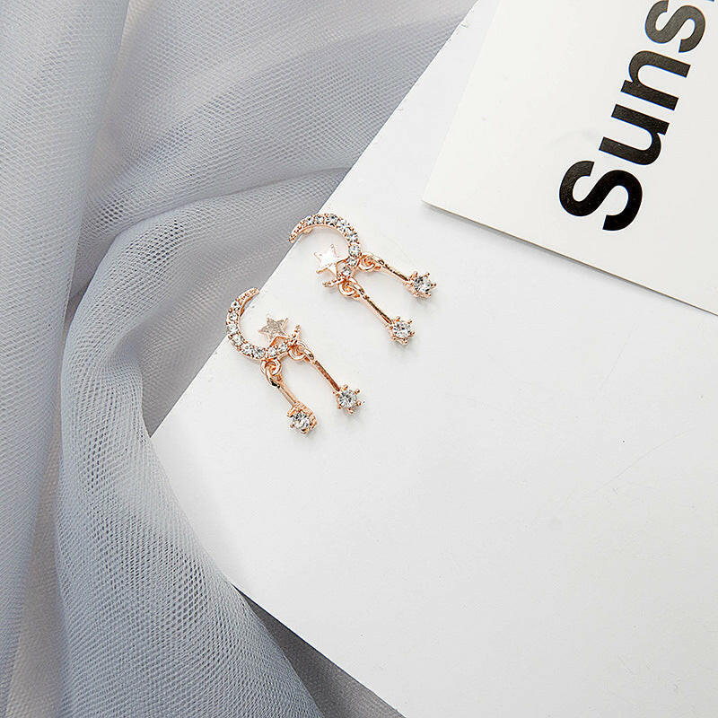 Kaze Geometric Alloy French Earrings | Contemporary Drop Earrings — 6 Styles ERA041 18
