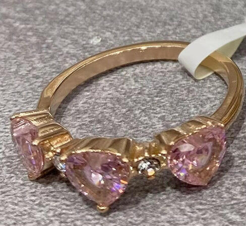 Kaze Light Luxury Love Ring | Premium Titanium Steel Ring in Silver &amp; Rose Gold Rose Gold