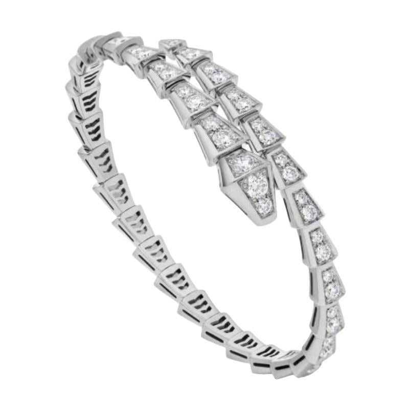 Kaze Snake Bone Diamond Bracelet | 18K Gold Serpent Bracelet in Gold, Rose Gold &amp; Silver