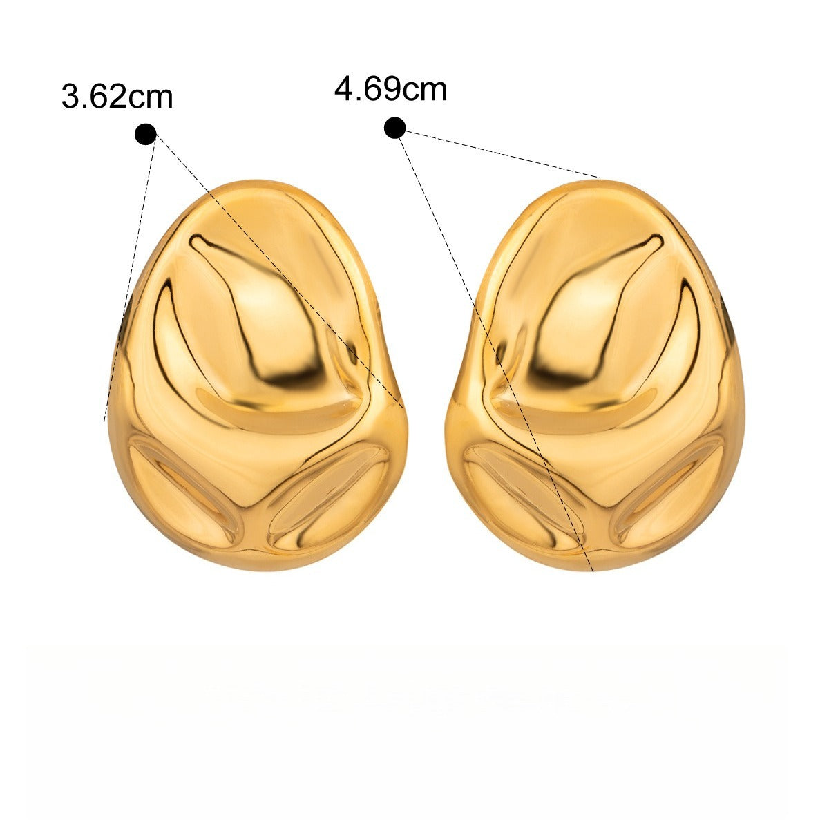 Kaze 18K Gold Cubic Zirconia Jewellery Set | Bracelet, Ring &amp; Earring Matching Set Ear