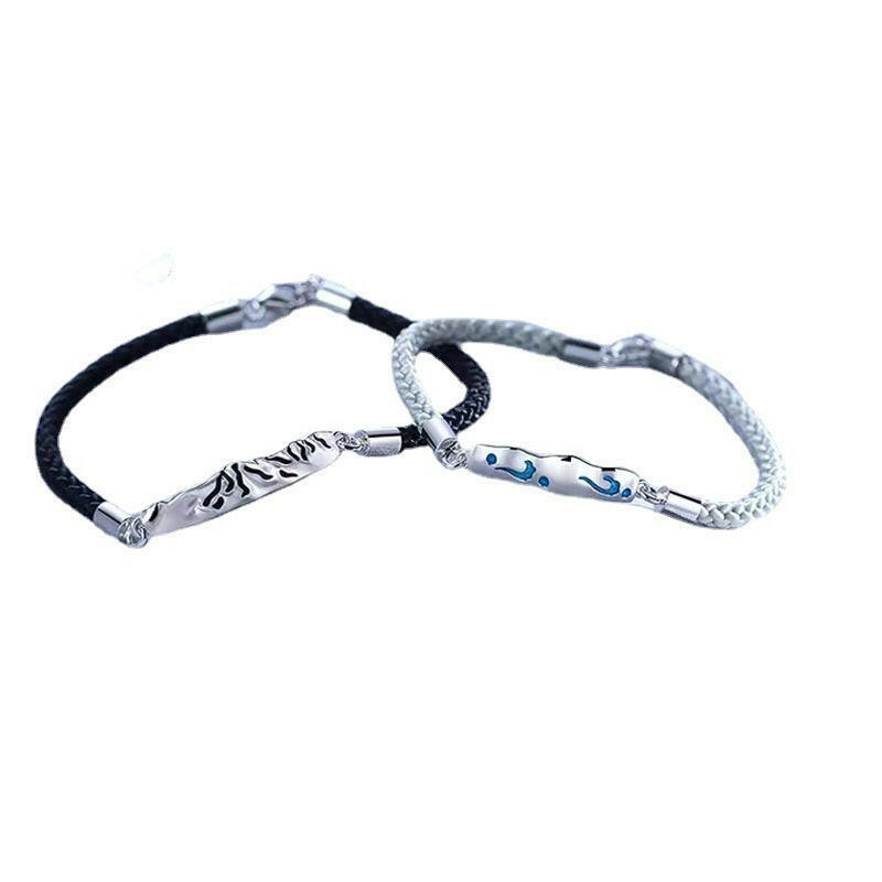 Kaze Mountain and Sea Copper Couple Bracelet | Matching His &amp; Hers Symbolic Bracelet Set