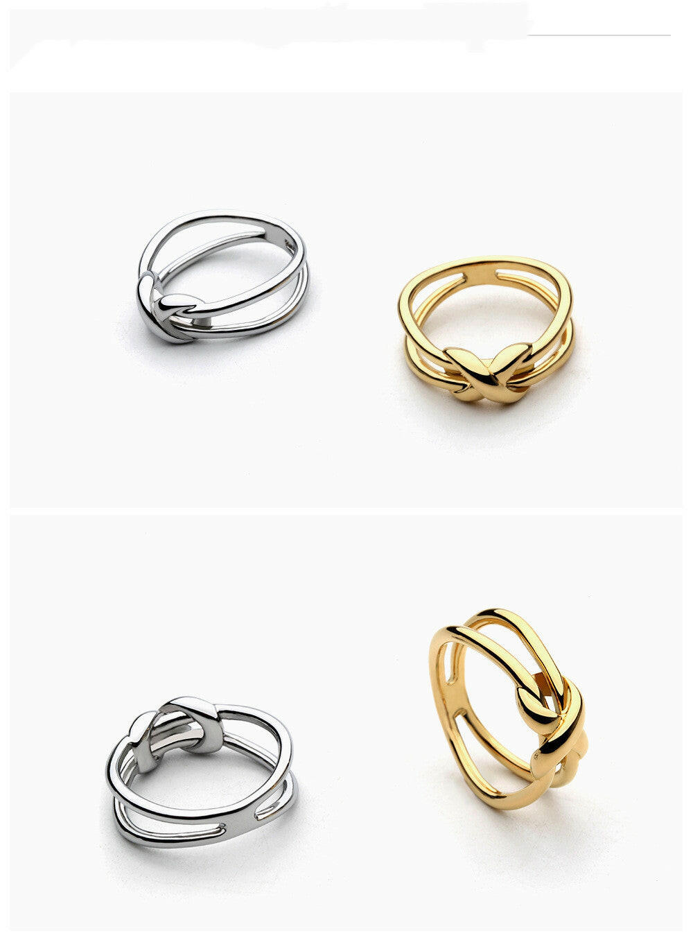 Kaze Retro Geometric Charm Ring | Vintage-Inspired Ring in Gold &amp; Silver Sizes 6–8