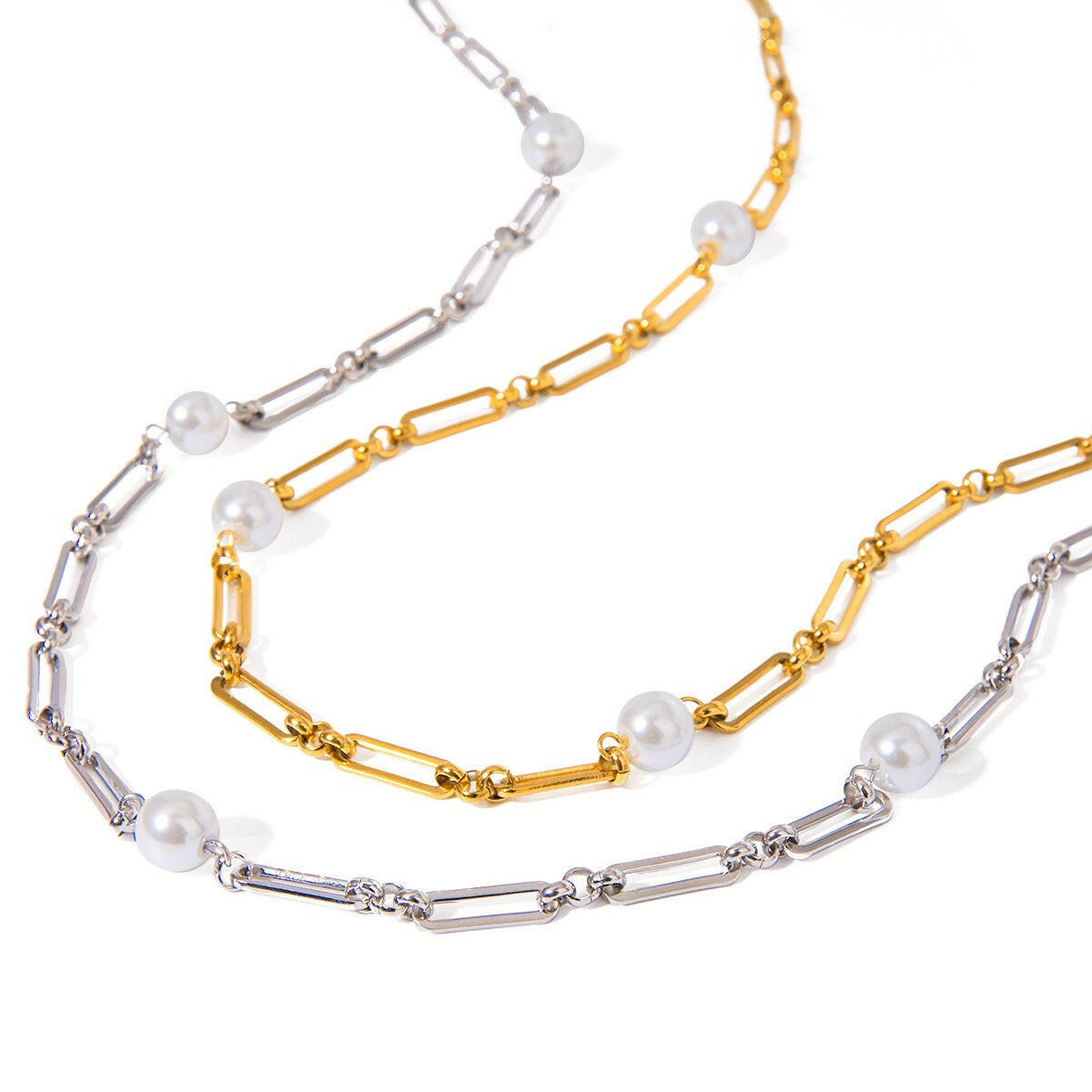 Kaze Pearl Gold Necklace | 18K Gold Pearl Pendant Necklace for Women