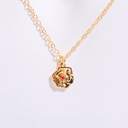 Kaze 18K Gold Birth Month Flower Bracelet | Personalised Floral Bracelet in All 12 Months January