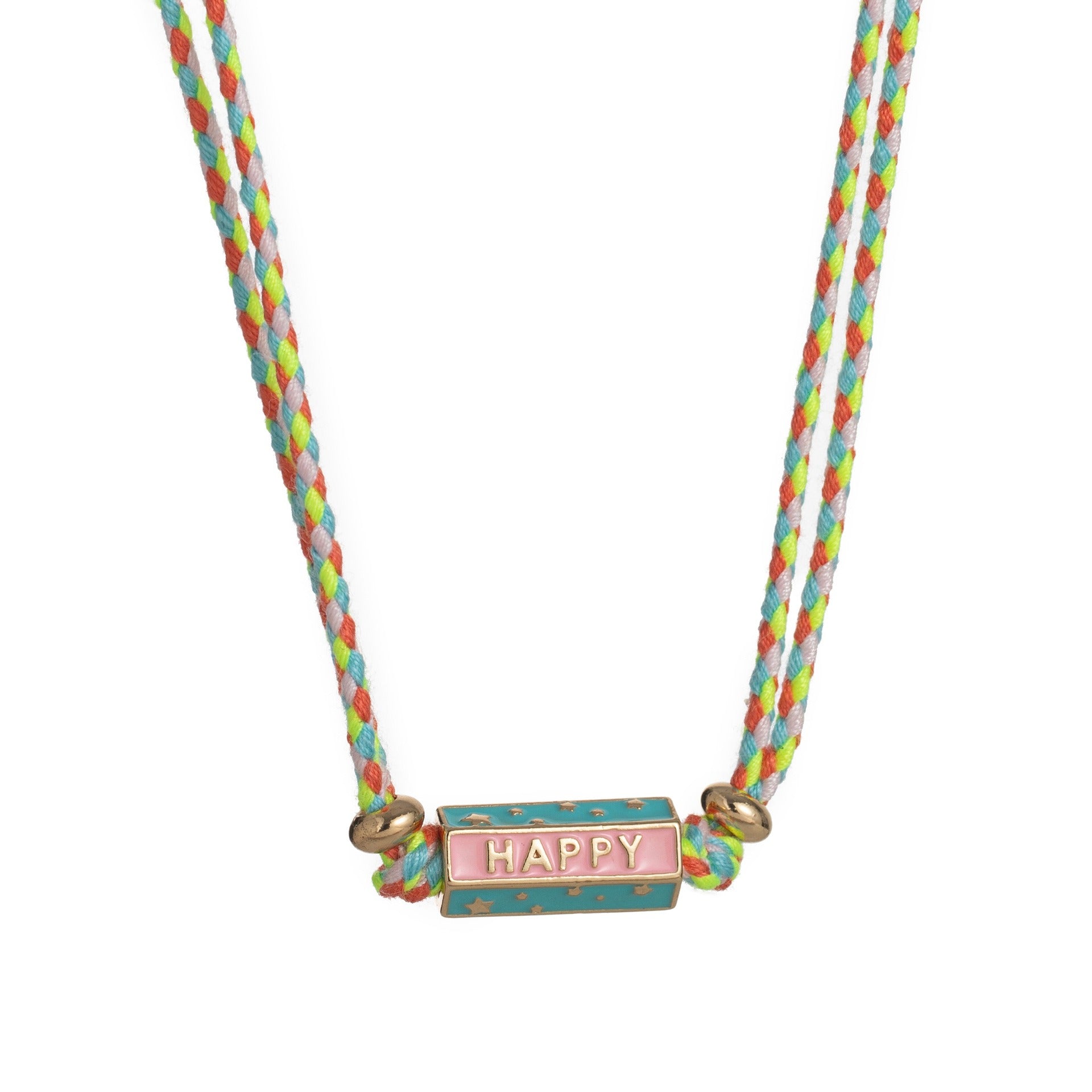 Kaze Bohemian Colourful Love Pendant Necklace and Bracelet Set | Alloy Boho Set in 4 Colours orange color