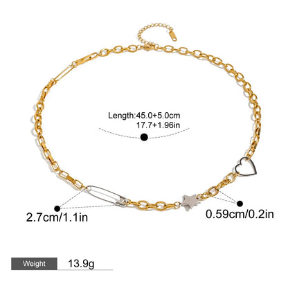 Kaze 18K Gold Exquisite Flower Necklace, Earrings and Bracelet Set | 13-Piece Botanical Jewellery Collection Style H-Necklace-25