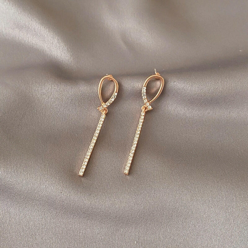 Kaze Geometric Temperament Earrings | Korean Minimalist Earrings in 6 Styles