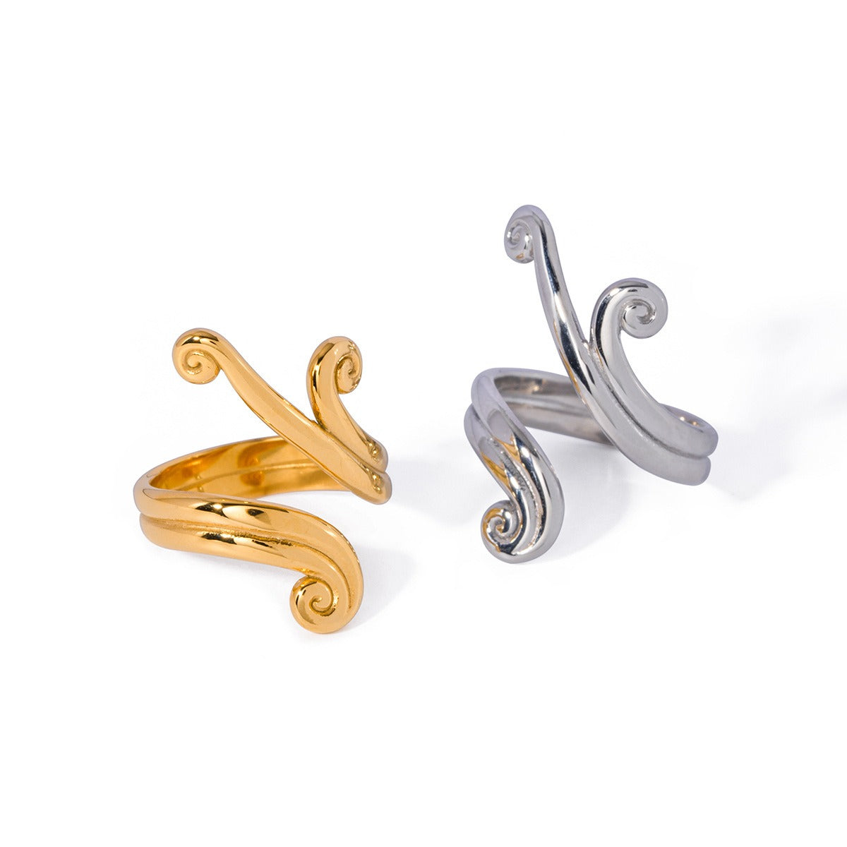 Kaze Thread Circle Design Ring | 18K Gold Exquisite Artisan Adjustable Ring