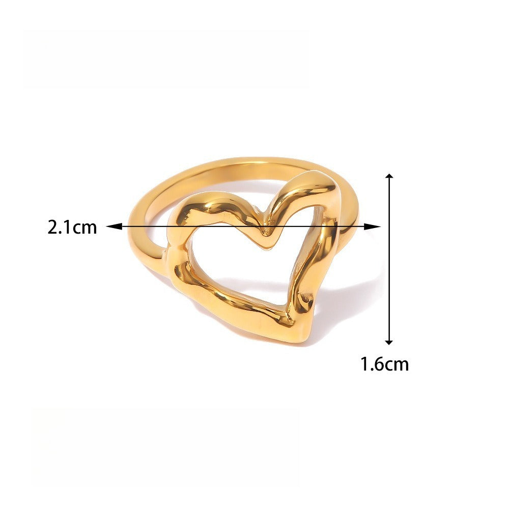 Kaze 18K Gold Luxury Titanium Adjustable Ring | Light Luxury Ring Collection in Ring A, B &amp; C