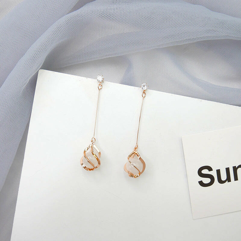 Kaze Geometric Alloy French Earrings | Contemporary Drop Earrings — 6 Styles ERA041 38