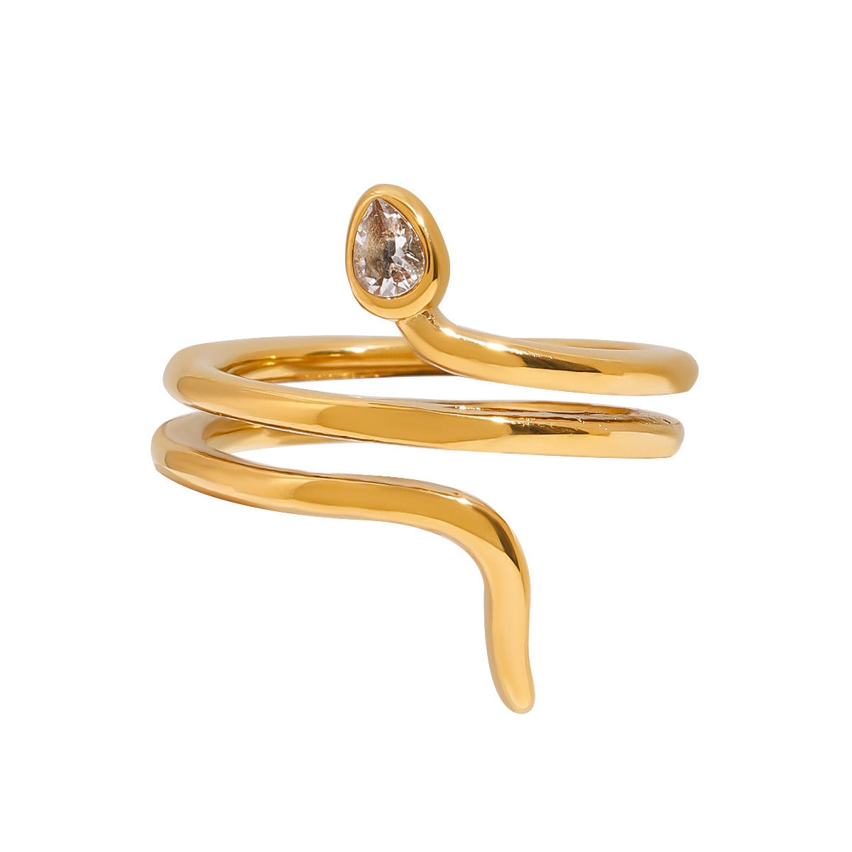 Kaze Luxury Snake Ring Collection | Titanium Steel Serpent Ring in 15 Styles &amp; 3 Sizes