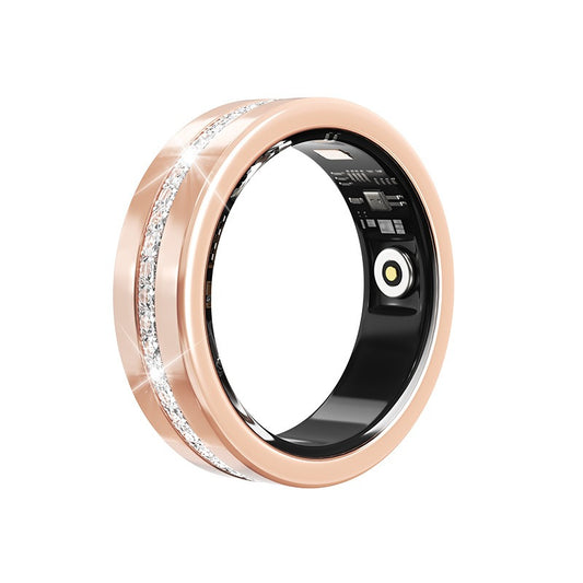 Kaze Smart Health Monitor Titanium Ring | Heart Rate, Blood Oxygen &amp; Sleep Tracking Ring