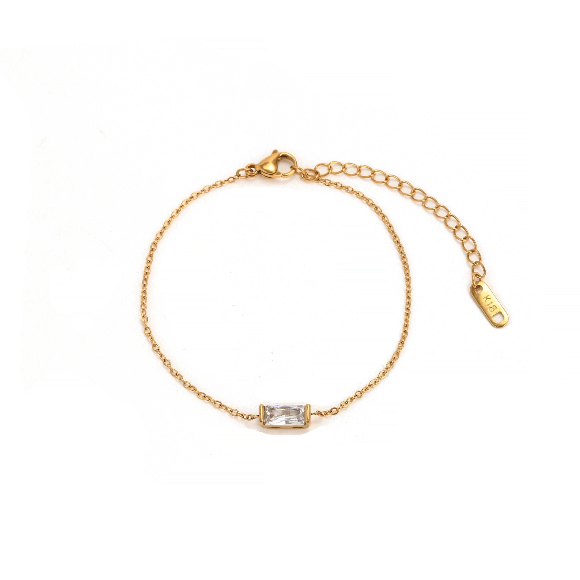 Kaze 18K Gold Vintage Pearl and Birthstone Bracelet | Sailor Clasp Luxury Bracelet