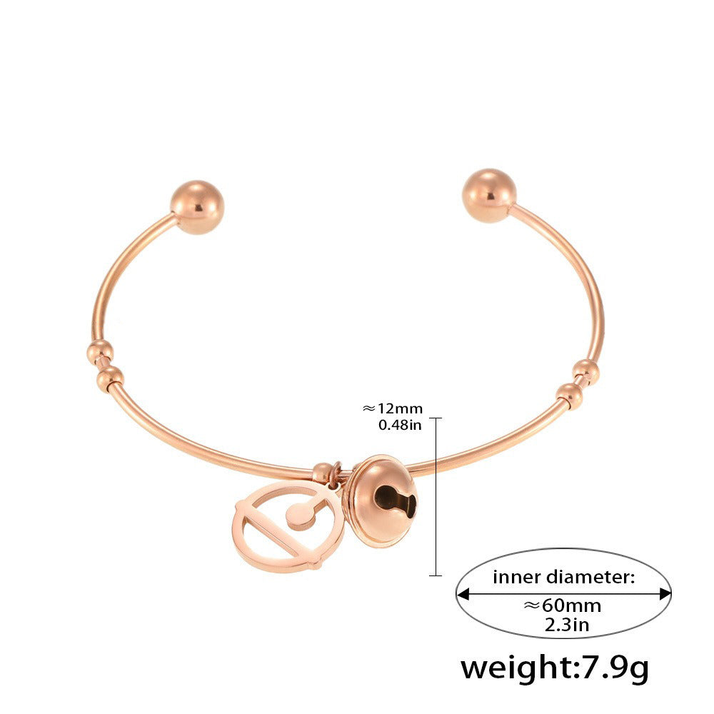 Kaze Dual Bell Pendant Bracelet | 18K Gold Charm Bracelet in Gold, Silver &amp; Rose Gold