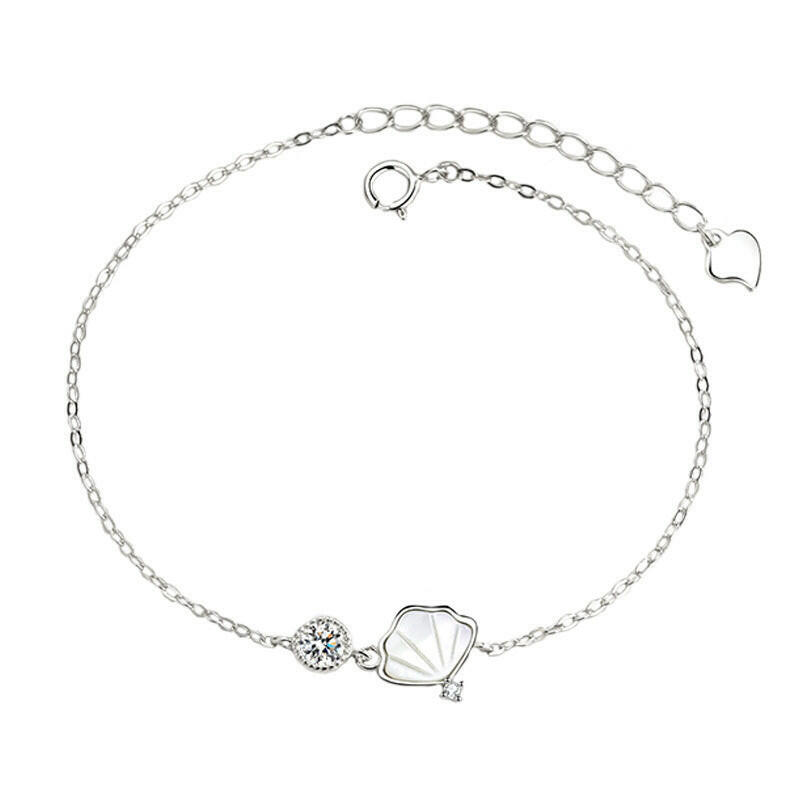 Kaze Sterling Silver Fashion Bracelet | Elegant White Gold Everyday Bracelet for Women White gold