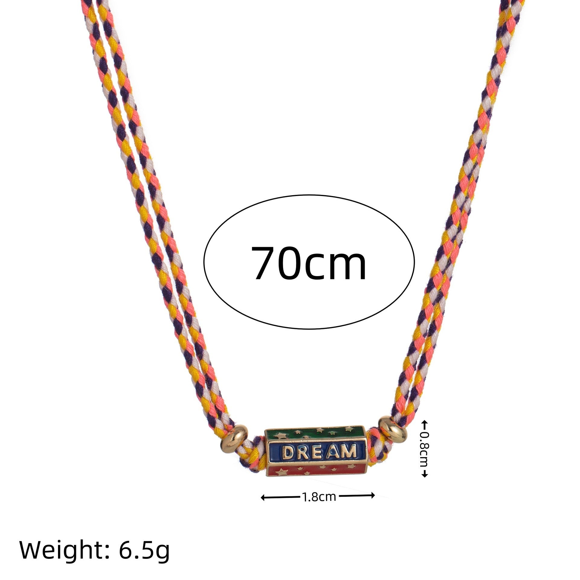Kaze Bohemian Colourful Love Pendant Necklace and Bracelet Set | Alloy Boho Set in 4 Colours