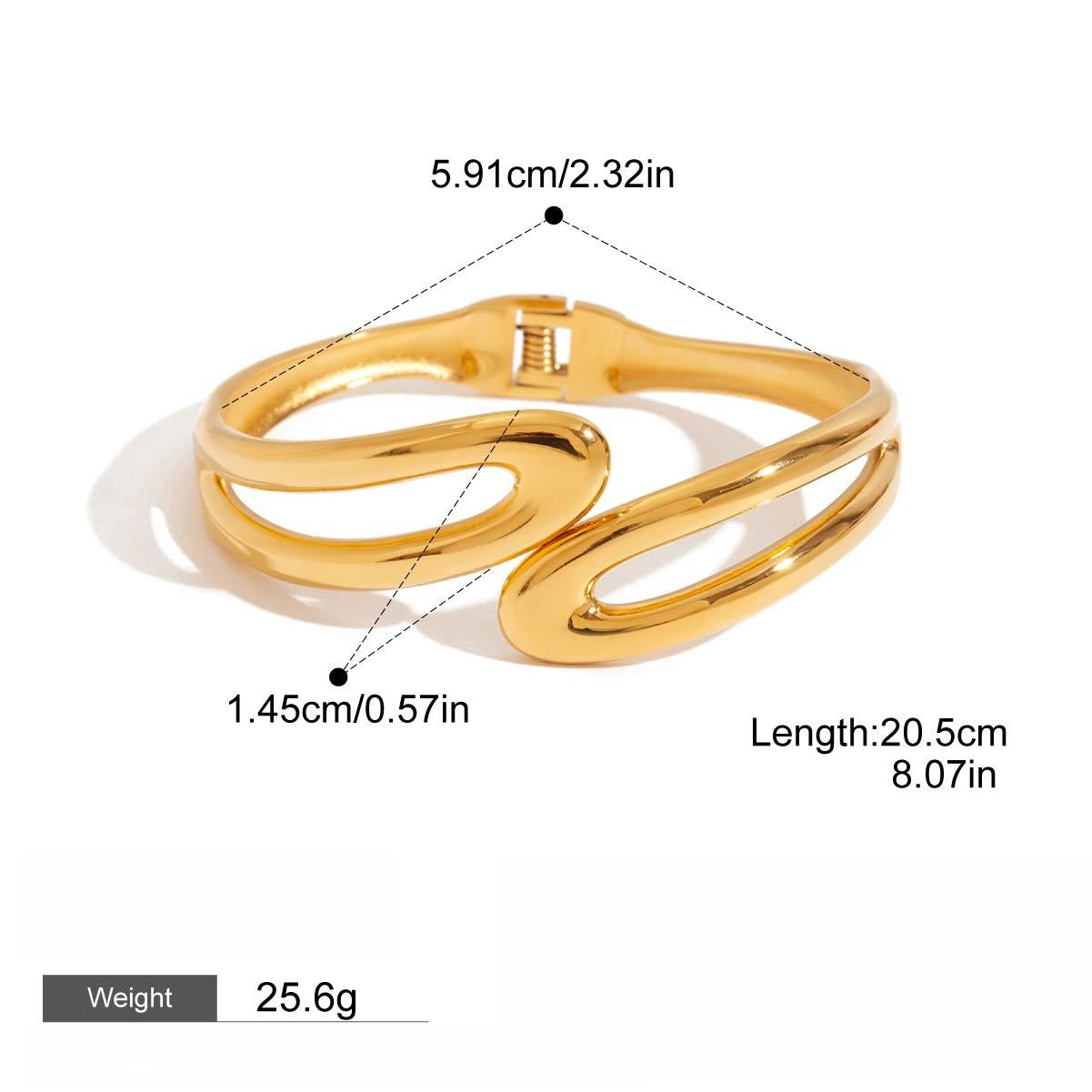 Kaze Gold-Plated Pearl Stainless Steel Bracelet | 18K Gold Pearl Bracelet in 9 Styles BraceletD