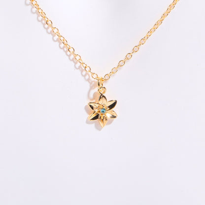 Kaze 18K Gold Birth Month Flower Bracelet | Personalised Floral Bracelet in All 12 Months March