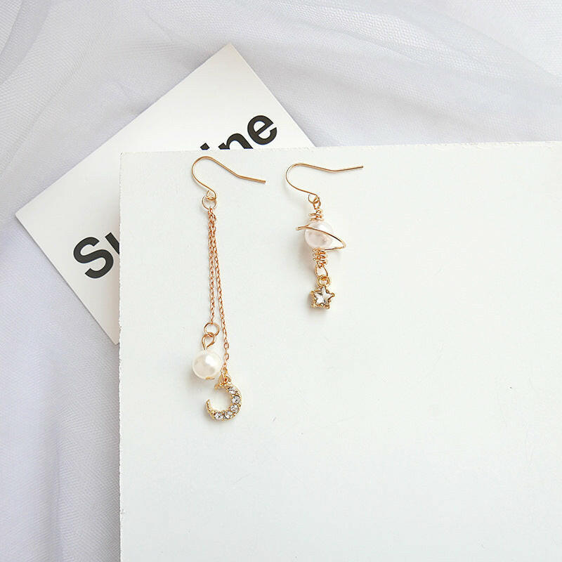 Kaze Geometric Alloy French Earrings | Contemporary Drop Earrings — 6 Styles ERA041 68