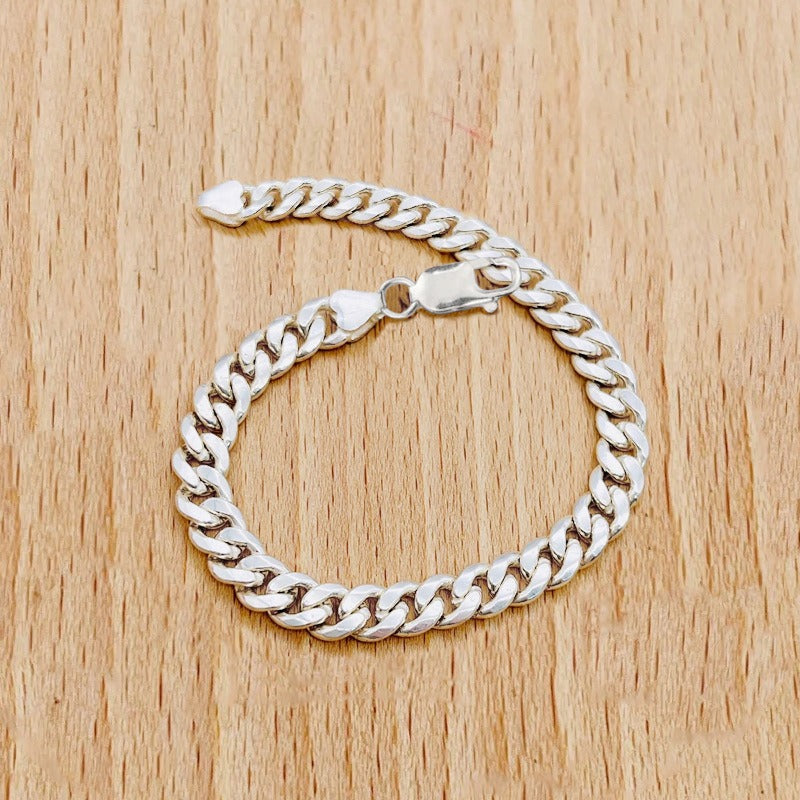 Kaze Hip-Hop Cuban Chain Bracelet | Bold Fashion Bracelet in 2 Styles &amp; 3 Lengths Style A
