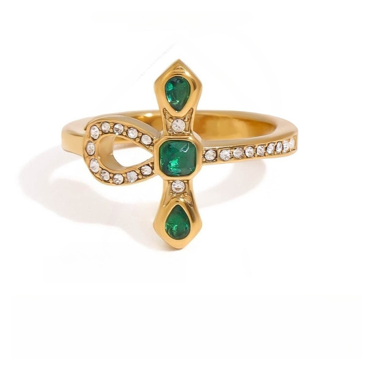 Kaze Luxury Snake Ring Collection | Titanium Steel Serpent Ring in 15 Styles &amp; 3 Sizes 7US Ring B