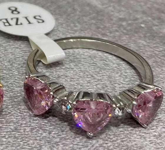 Kaze Light Luxury Love Ring | Premium Titanium Steel Ring in Silver &amp; Rose Gold Silver