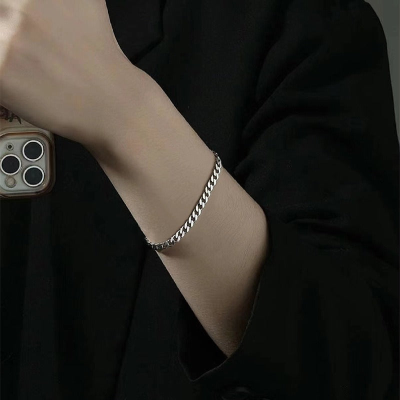 Kaze Hip-Hop Cuban Chain Bracelet | Bold Fashion Bracelet in 2 Styles &amp; 3 Lengths