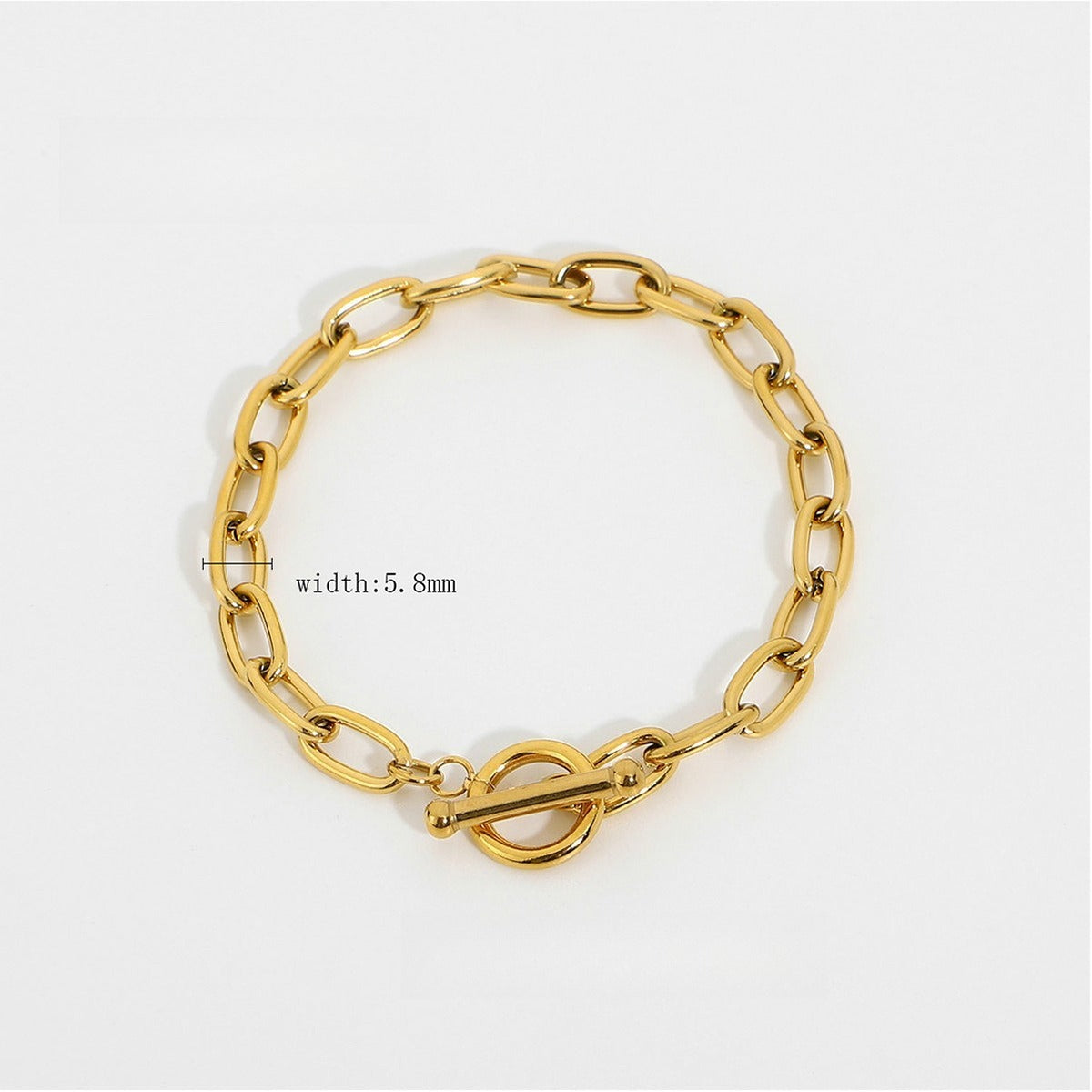Kaze 18K Gold Cubic Zirconia Jewellery Set | Bracelet, Ring &amp; Earring Matching Set Bracelet A