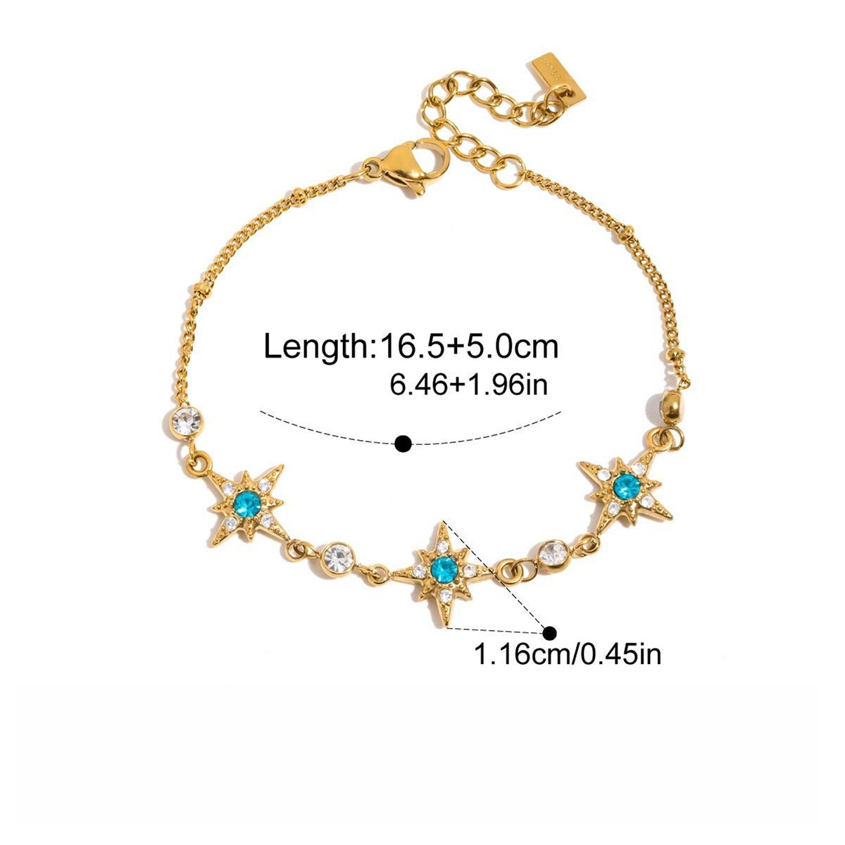 Kaze 18K Gold-Plated Titanium Steel Bracelet with Spring Clasp | Premium Bracelet in 9 Style Variants Bracelet I 12