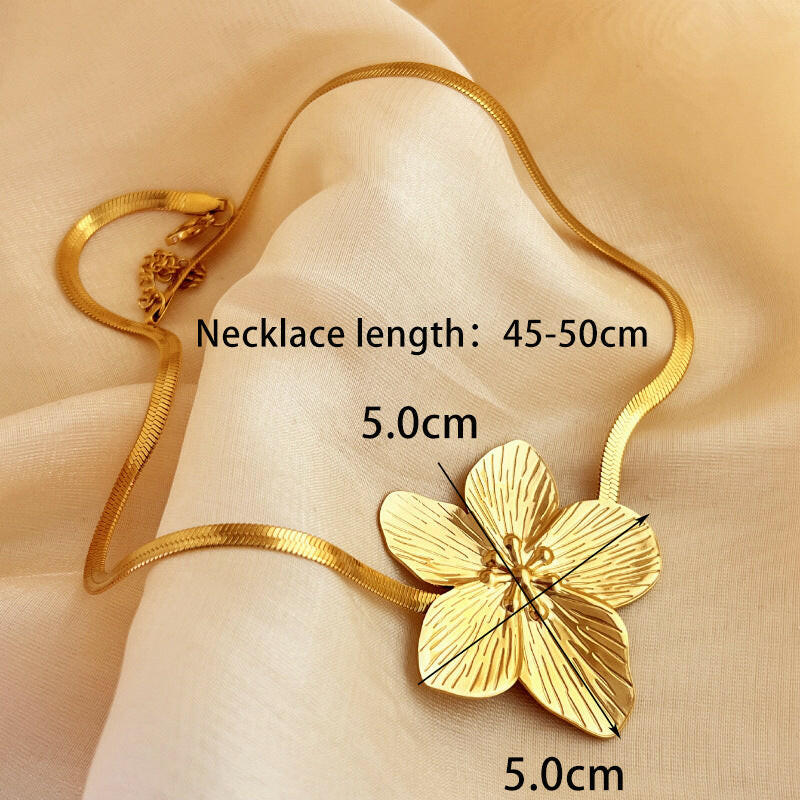 Kaze Light Luxury Pearl Clavicle Chain Necklace | Stainless Steel Pearl Necklace for Women XL YS184