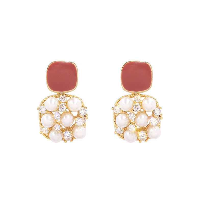 Kaze S925 Sterling Silver Geometric Earrings | Hypoallergenic Modern Stud Earrings