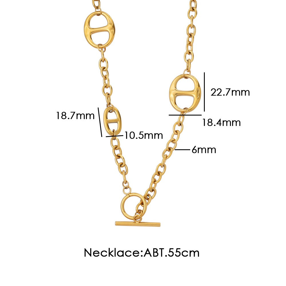 Kaze 18K Gold Geometric Sun Shape Necklace, Bracelet and Earrings Set | 18K Gold &amp; S925 Silver in 6 Variants