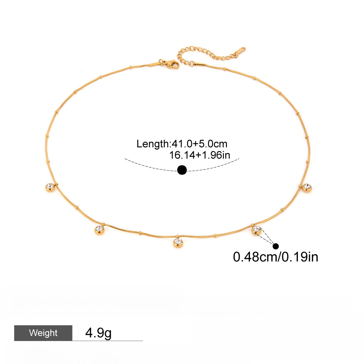 Kaze Gold-Plated Pearl Stainless Steel Bracelet | 18K Gold Pearl Bracelet in 9 Styles NecklaceC