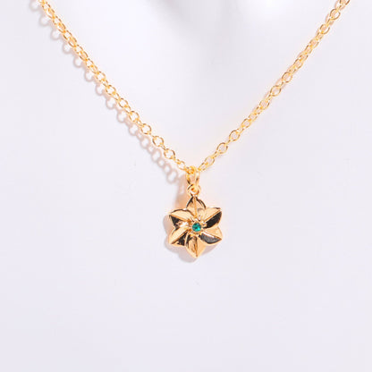 Kaze 18K Gold Birth Month Flower Bracelet | Personalised Floral Bracelet in All 12 Months May
