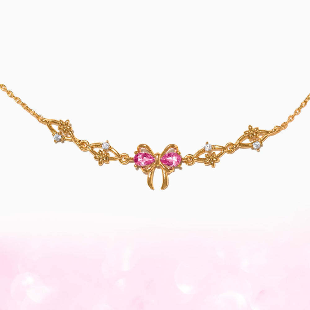 Kaze Love Zircon Butterfly Festival Bracelet | Heart Copper Zircon Bracelet in Gold, Silver &amp; Rose Gold Red Zircon Butterfly Bracelet-Gold