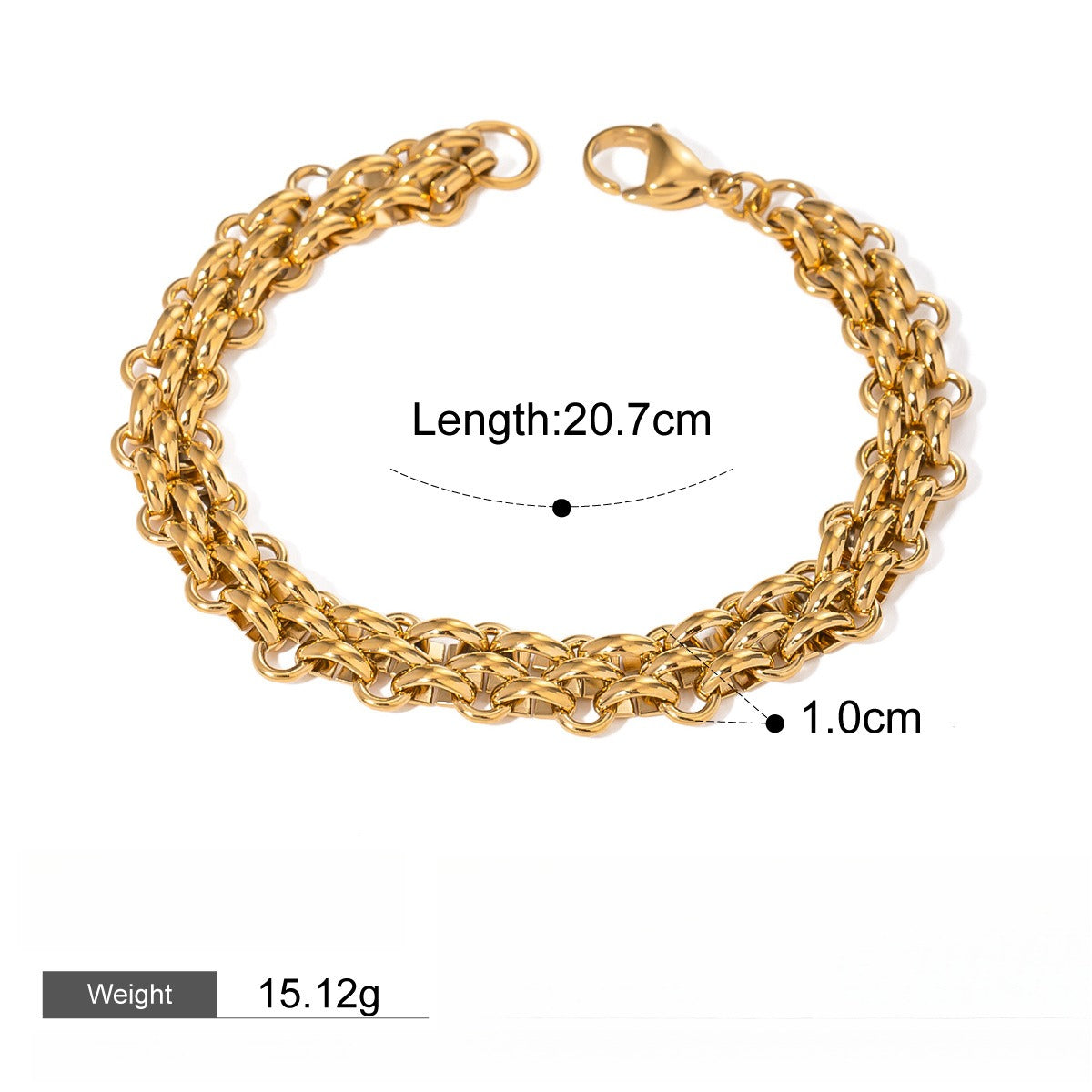 Kaze Gold-Plated Pearl Stainless Steel Bracelet | 18K Gold Pearl Bracelet in 9 Styles