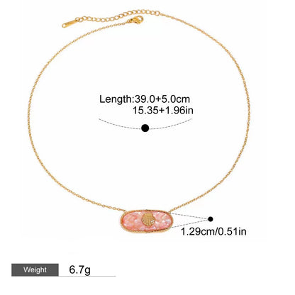 Kaze 18K Gold Exquisite Flower Necklace, Earrings and Bracelet Set | 13-Piece Botanical Jewellery Collection Style D-Necklace-18-PK