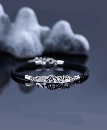 Kaze Mountain and Sea Copper Couple Bracelet | Matching His &amp; Hers Symbolic Bracelet Set S160 male models