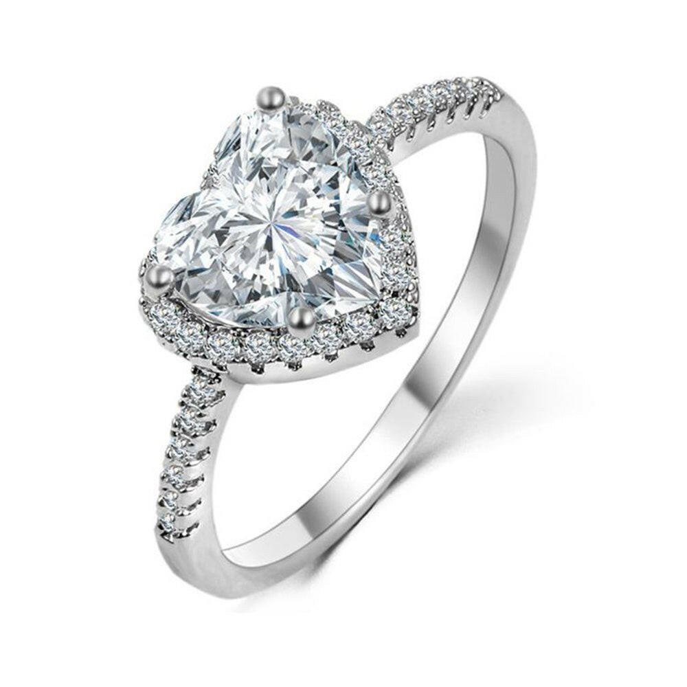 Kaze Love Knot Ring | Sterling Silver Heart Knot Ring for Women White Message code number