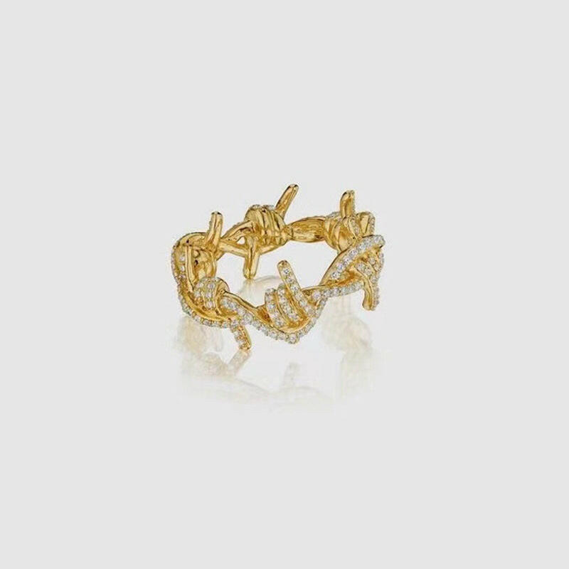 Kaze Gold-Plated Statement Ring | Sculptural Women's Ring in Gold &amp; Silver Gold